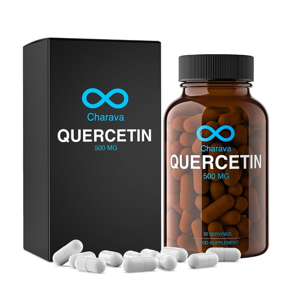 Charava Quercetin 500mg - 30 Servings - High Strength Quercetin