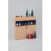 Rayher Small Papier Mache Cupboard with 24 Pull-out Drawers for