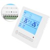 AC220V Intelligent LCD Thermostat Fan Coil Temperature Controller Air Conditioning