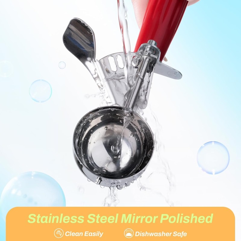 Cookie Scoops, Ice Cream Scoop Set, with Trigger, Baking Supplies,