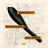 SE Black Prospector's Scoop - 12.5" Heavy-Duty Plastic Tool for