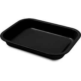 FORMEGOLOSE™, Lasagnera 20x25 cm, Acciaio con rivestimento antiaderente, Nero