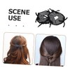 FOMIYES 2pcs Checkered Bow Scrunchies for Retro Ribbon Hair Ties