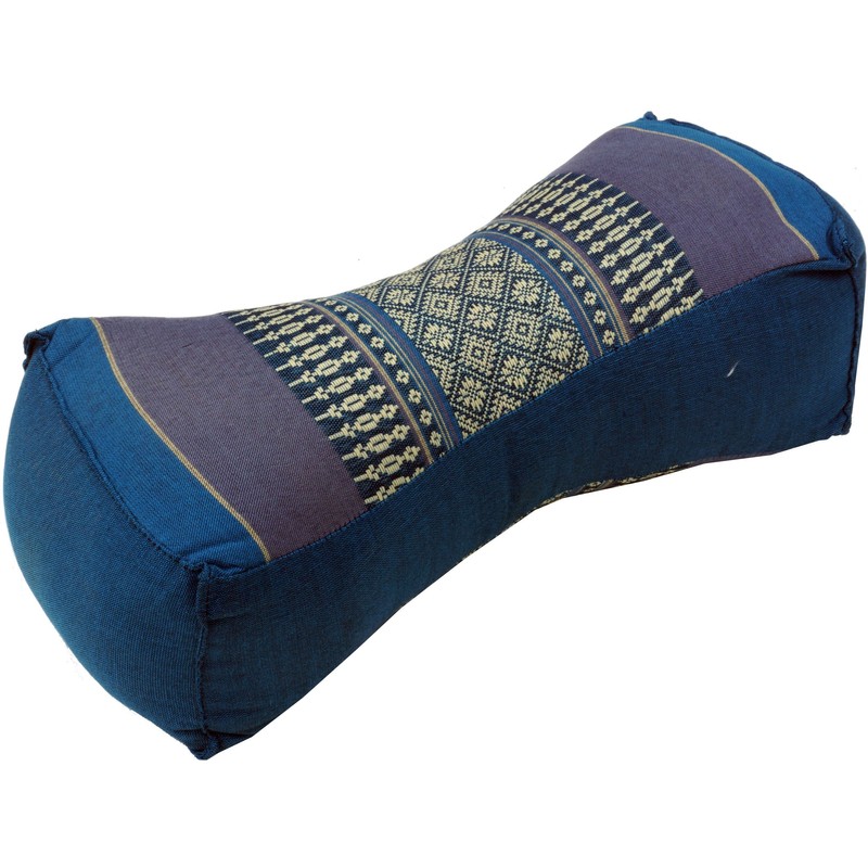 GURU SHOP Neck Pillow, Neck Support, Thai Pillow, Kapok, Turquoise,