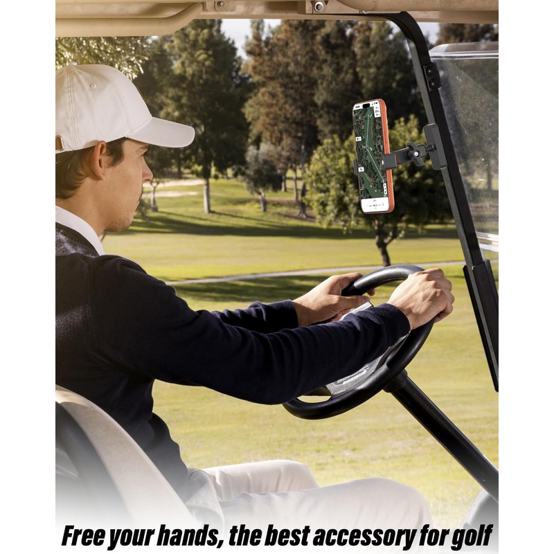 Charchendo Heavy Duty Magnetic Phone Mount for Golf Cart -