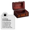 1Plus Treasure Chest Wooden Box With Faux Leather (L x