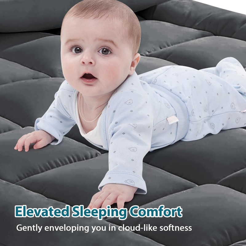 CYMULA Mattress Topper Queen Size - Extra Thick Cooling Mattress