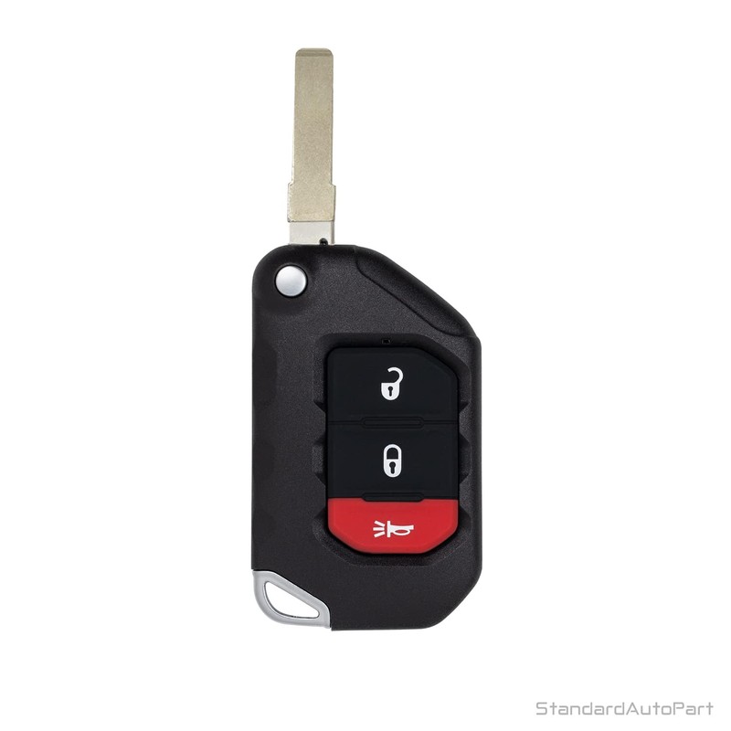 StandardAutoPart Car Chip Smart Flip Key Shell Case Compatible with