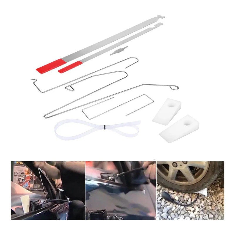 10 Unids/set Universal Puerta Abierta Herramienta Coche Bloq