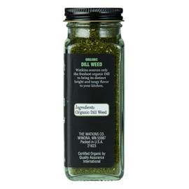 Watkins Organic Dill Weed, Non-GMO, Kosher, 0.78 Ounce, 1-Pack