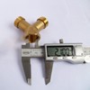 Rustproof Brass Y Piece Plug Thread Tap Adapter High Pressure