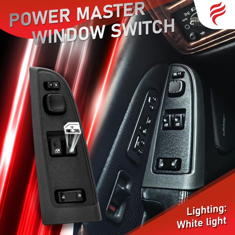 15883318 2003 Chevy Silverado Window Switch & Bezel Fit for