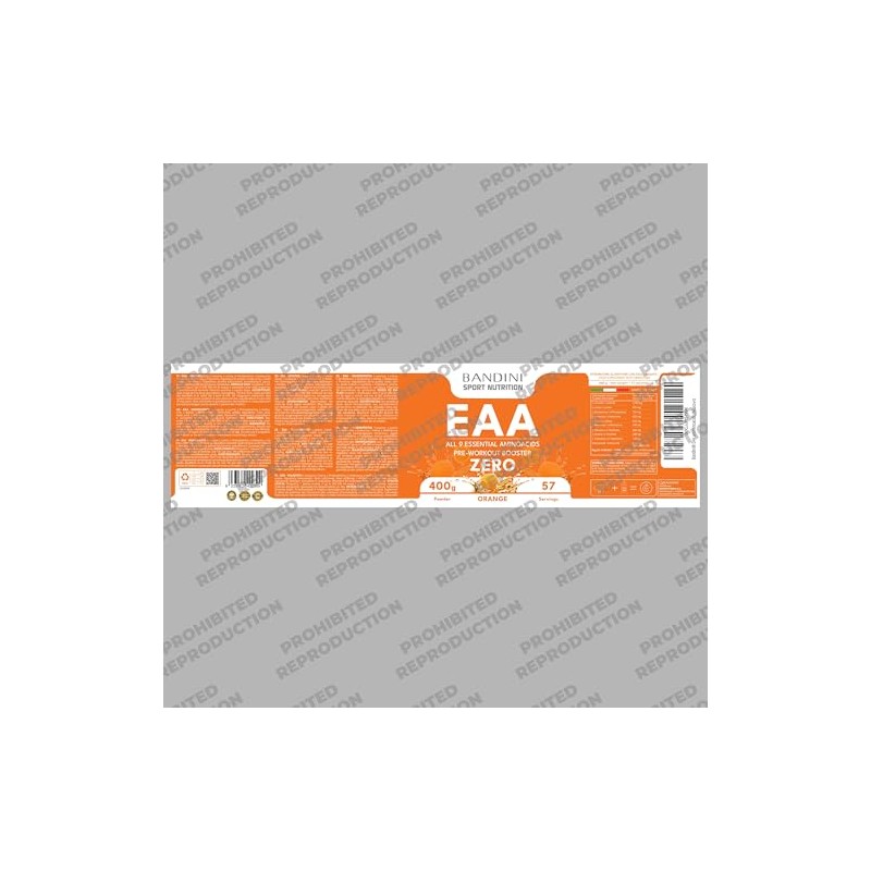 Bandini® EAA Essential Amino Acids 400 g Powder | 9