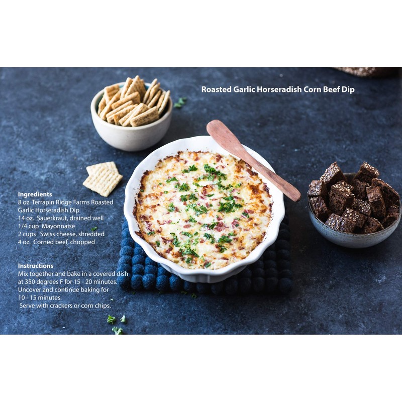 Terrapin Ridge Farms Roasted Garlic Horseradish Dip – Bold and