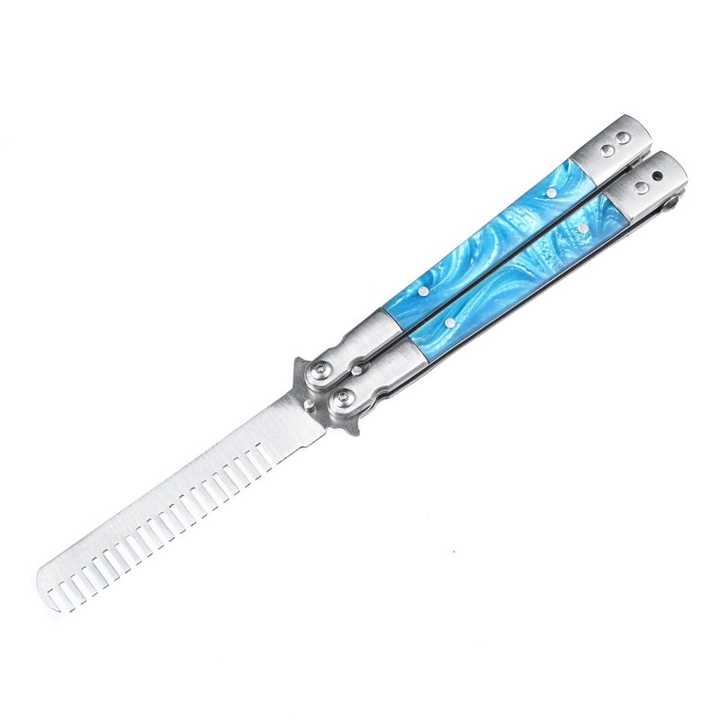 Folding Combs Stainless Steel Beautiful Fold Practice Combs Hair Styling