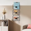 Wall Files Organizer Rack 3 Pockets Wall Mount Mail Organizer