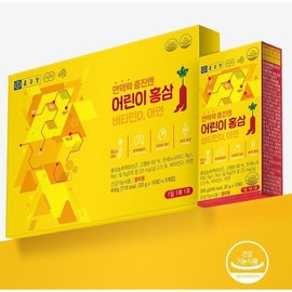 Jongkundang 종근당 어린이 주니어 키즈 홍삼 6년근 진세노사이드 면역력 증진엔 1개월분 Jongkundang Children's Junior Kids Red Ginseng 6-Year-Old Ginsenoside Immunity Enhancement 1 Month Supply