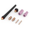 YESWELDER 8Pcs TIG Welding Torch Consumables Kit Collets Alumina Ceramic