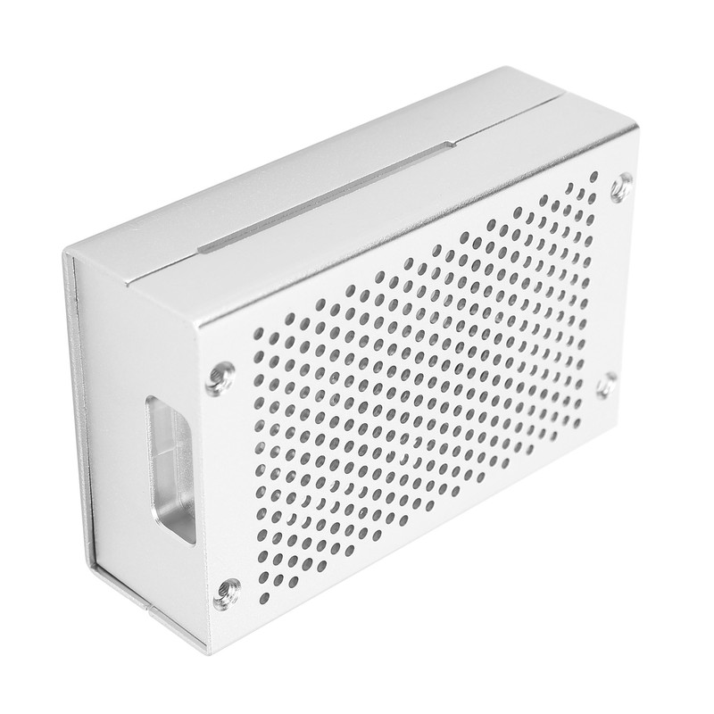 Aluminum Alloy Protective Shell Dustproof Heat Dissipation Enclosure for Raspberry