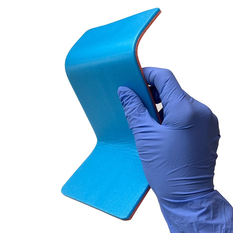 SAM Splint, 9" x 4.25" Flat, Orange and Blue, Immobilization