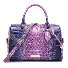 Makcr Joacbv Top-Handle Crocodile Purses For Women Crossbody Leather Bags Trendy Large Capacity Tote with Shoulder Strap