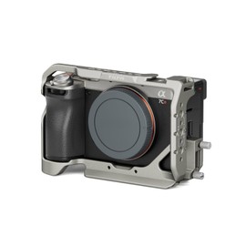 Tilta Full Camera Cage for a7C II / a7C R | Includes: Full Cage | HDMI Cable Clamp | LWS Baseplate | NATO Top Handle | 15mm rod | Slotted and Allen Key (Titanium Gray)