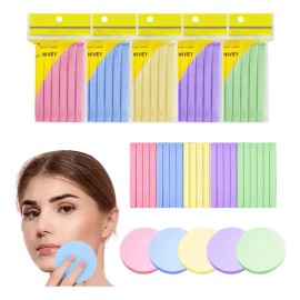 120 Pc Esponja Facial Comprimida Para Limpieza Y Exfoliación                                                                                          