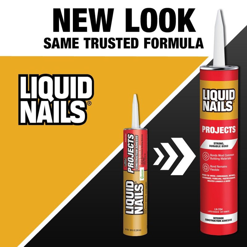 Liquid Nails 10 oz Interior Projects Latex Construction Adhesive Tan