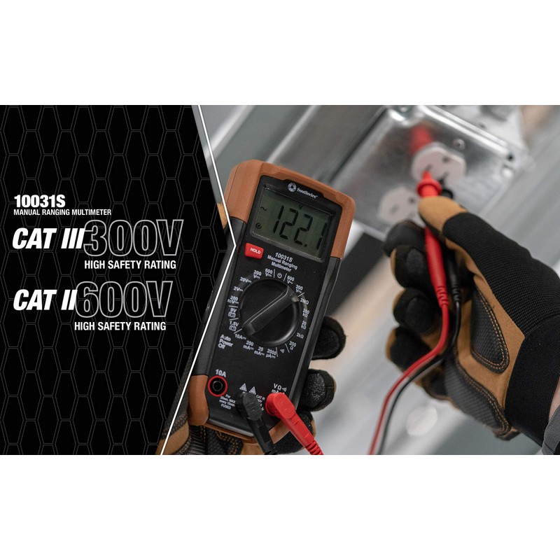 Southwire 10037K Electrical Test Kit with Full-Function Multimeter; Non-Contact Voltage