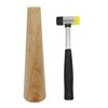 HEYMOUS Wood Bracelet Mandrel Round Plastic Wrist Sizer with Jewelers