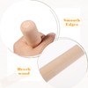 YBEATY Bamboo Massage Stick Solid Guasha Massage Roller Stick Relax