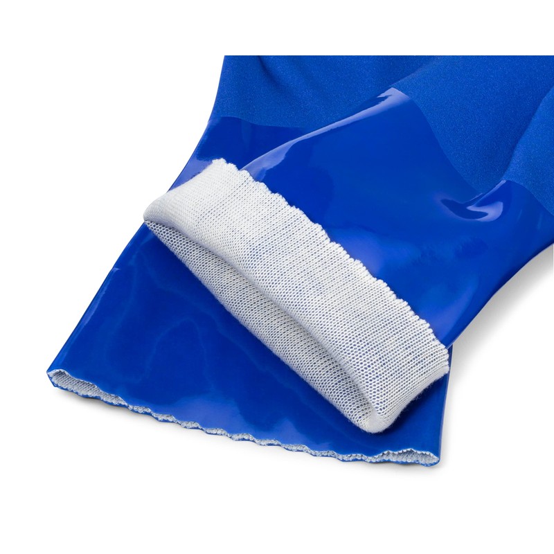 kitchen-star Ultimate Rubber Household PVC Gloves with Comfortable Cotton Lined,