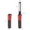 BESTSUN 270 Rotation Foldable LED Flashlight, Water-Resistant, USB Rechargeable, Magnetic