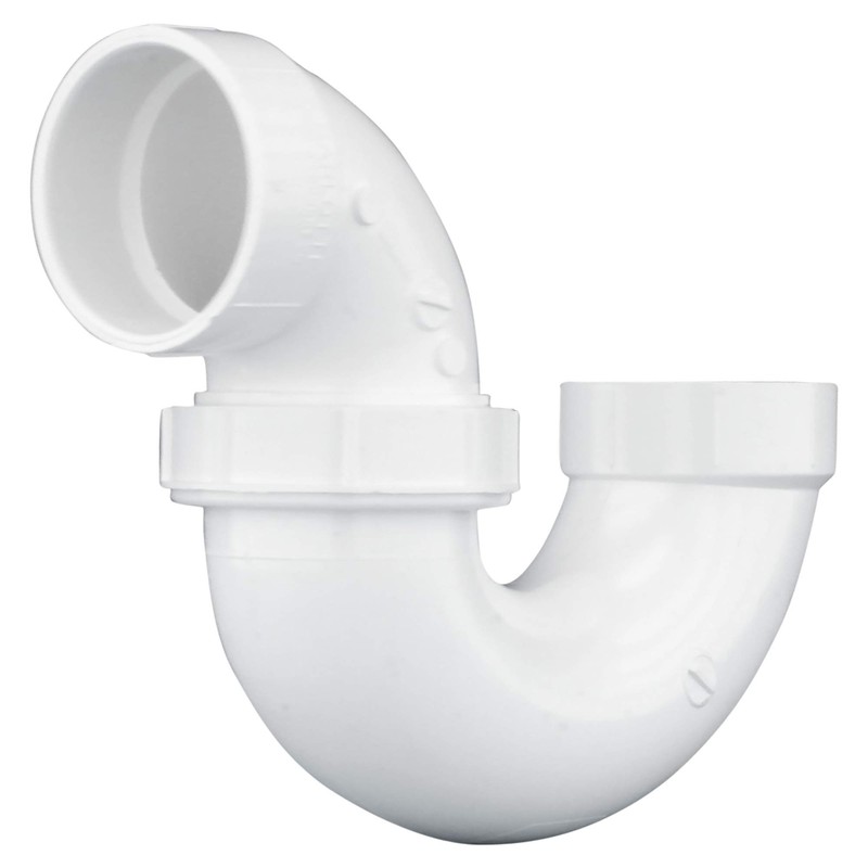 CHARLOTTE PIPE 2 DWV P-Trap with Union & Plastic NUT