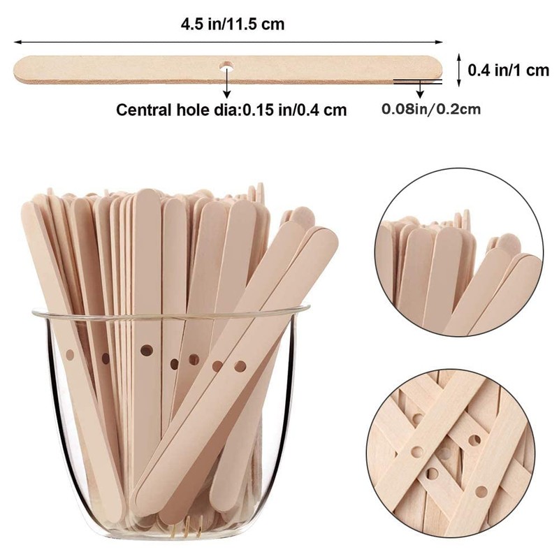 Wooden Candle Wick Holders Pack of 150pcs Wick Centering Devices
