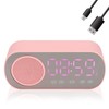 ciciglow Digital Dual Alarm Clock Radio, Bluetooth Speaker FM Radio