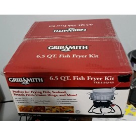 Grill Smith 6.5qt Fish Fryer Kit For Frying Fish Seafood French Fries