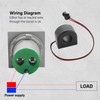 LED Voltage Display Panel Mount Volt Amp Meter, AD101-22VAMS 22mm