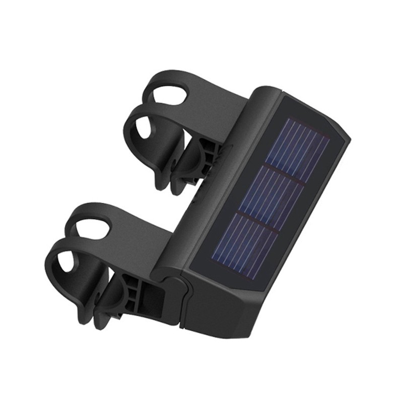 Bike Solar Powered Light Bike LED Headlight Flashing Light For
