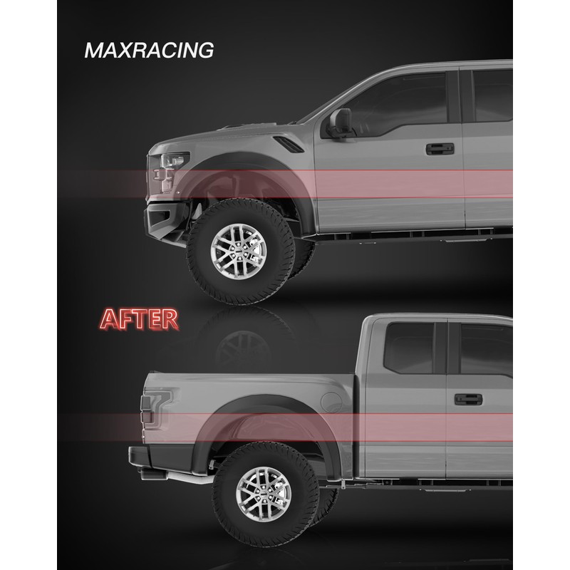 MAXRACING 3.5" Front + 3" Rear Leveling Lift Kit Compatible