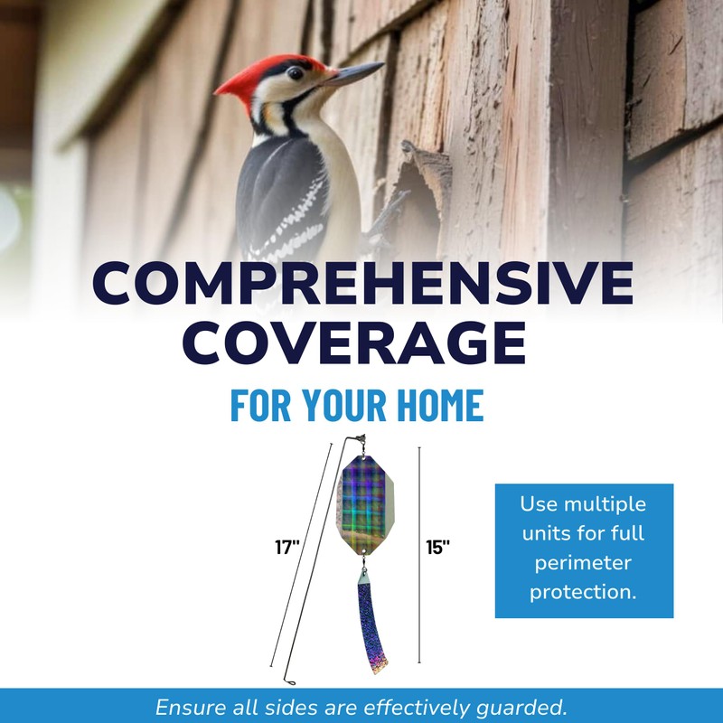 Bird Barrier The Intimidator - Professional Grade Bird Deterrent w/Wind-Twisting