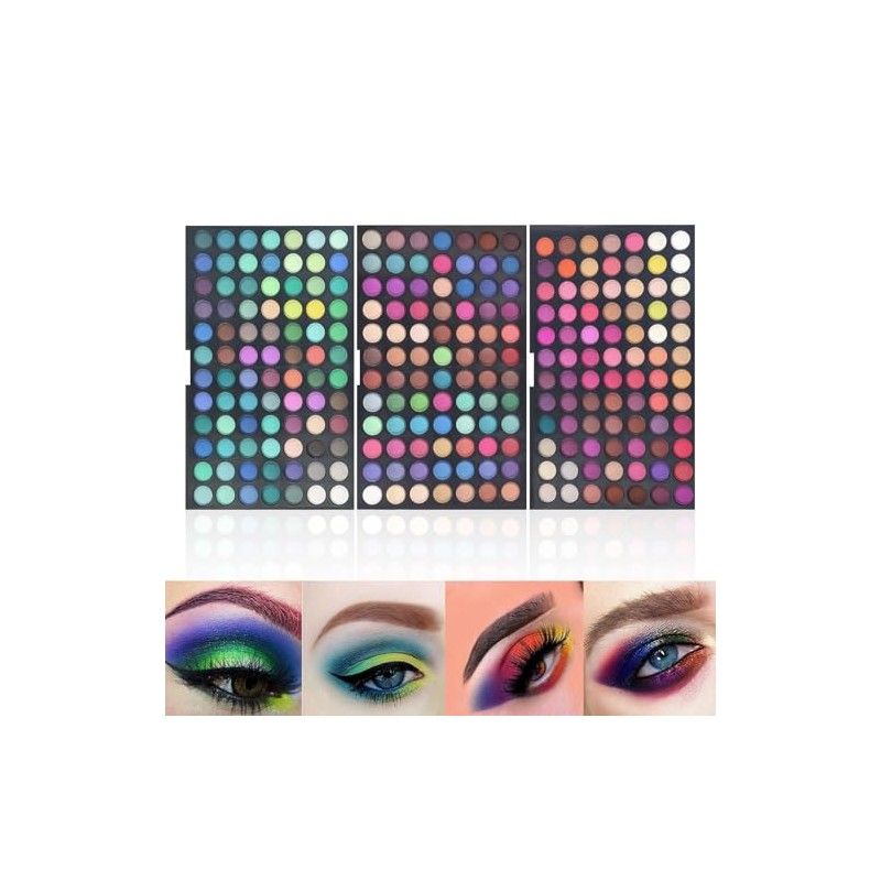 Pure Vie Professional 252 Colors EyeShadow Palette Makeup Contouring Kit