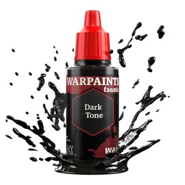 The Army Painter, Warpaints Fanatic Washes Dark Tone Single Acrylics, Miniature Hobby Painting, Quality Paint for Miniature Wargaming