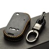 Vitodeco Genuine Leather Flip Key Fob Case Cover Compatible with