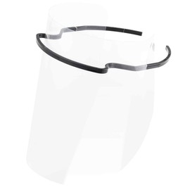 MINORU CHEMICAL INDUSTRIAL HM Face Shield Frame [Black] 1 piece + Shield 5 pieces