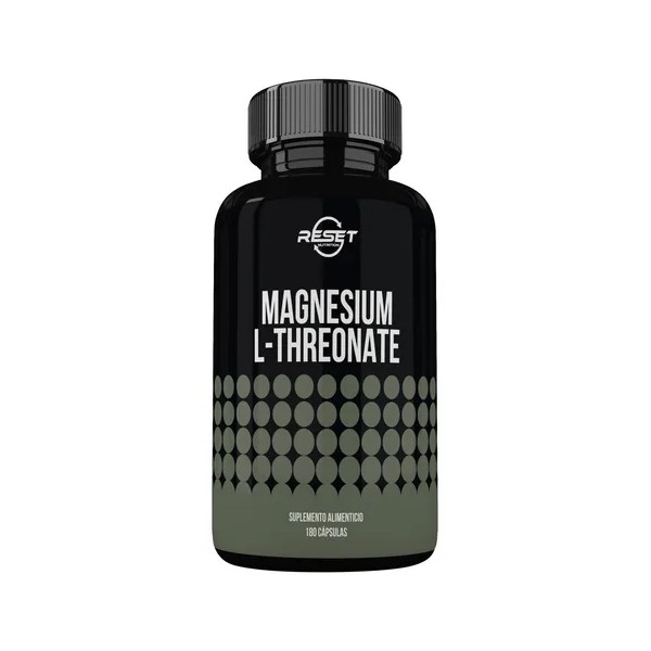 Reset Nutrition Magnesio L-treonato Memoria Estrés 180 Cáps Sabor Sin