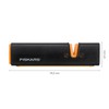 Fiskars Messerschärfer für scharfe Messerklingen aus Stahl, Keramikschleifstein, Edge, Roll-Sharp,