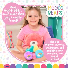 Mood Bears® Hope Bear (Large) – Multi-Coloured Plush for Kids & Adults, Encouraging Positivity & Emotional Resilience