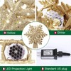 Christmas Tree Topper Xmas Tree Topper Lighted with LED Rotating