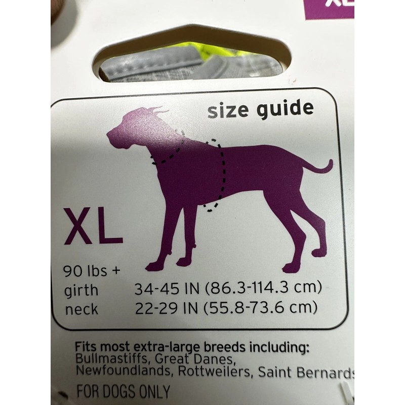 Boots & Barkley Standard Mesh Comfort Reflective Dog Harness Size